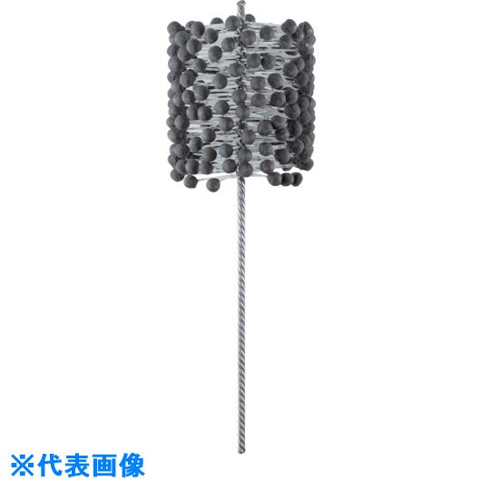 オレンジブック トラスコ中山　TRUSCOYUKO フレックスホーン#SC60 GBD-165 SC60 〔品番:GBD165〕[ 注番:8530625]特長●シャフトから出ているファイバー樹脂製の足に人口砥粒を焼結させた玉をつけた構造です。●足がナイロン樹脂で弾力性に富み、ワークの内面のバリ、凹凸のあるワークの内面も研磨可能です。用途●各種機器・部品の円筒部内面のバリ取り、研磨、仕上げ、面取り。●内燃エンジン・油圧シリンダーほか各種シリンダーのホーニング仕上げ●チューブ、パイプ内面の錆落とし、研掃、研磨。仕様●全長(mm)：445●適合内径(mm)：φ160.0〜170.0●砥粒部長さ(mm)：159●シャフト径(mm)：φ10.7仕様2●使用工具：電動ドリル、ボール盤、マシニングなど●回転数は、加工目的に合わせて300〜1606rpm、回転と同時に往復ストローク(出し入れ)させる●研削液は、水溶液(ソリューブタイプ)又は研削オイルなど、湿式で使用材質/仕上●砥粒:シリコンカーバイド●シャフト:亜鉛メッキ線●ブラシ部:ナイロンセット内容/付属品注意●運賃1200円。北海道、九州は1400円、沖縄、離島は1700円。●216mm〜914mm用迄規格がございます。又規格外も申し受けますので、お問い合わせ下さい。●物流センター入れも運賃がかかります。原産国（名称）アメリカJANコード本体質量920gオレンジブック トラスコ中山　TRUSCOYUKO フレックスホーン#SC60 GBD-165 SC60 〔品番:GBD165〕[注番:8530625][本体質量：920g]《包装時基本サイズ：185×450×185》〔包装時質量：920g〕分類》電動・油圧・空圧工具》研削研磨用品》軸付ブラシ☆納期情報：オレンジブック掲載以外でメーカー直送品【法人限定＝会社名ご記入お願い致します。】