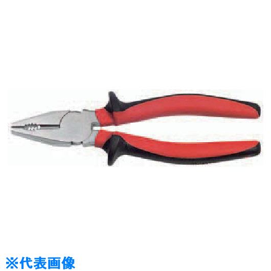 オレンジブック トラスコ中山　TRUSCONOGA コンビネーションプライヤー 〔品番:Z0105S180〕[ 注番:8534869]特長●軟線や硬線・ケーブルの切断だけではなく、物を抓むためにも使用できる汎用のプライヤー。●ジョー部分にはギザギザが付いて言います。仕様●全長(mm)：180●切断能力(mm)：●中硬線：3.3●硬線：2.2●中硬線：3.3●硬線：2.2仕様2●中硬線(mm)：3.3●硬線(mm)：2.2材質/仕上●特殊工具鋼セット内容/付属品注意原産国（名称）ドイツJANコード4010995267070本体質量265gオレンジブック トラスコ中山　TRUSCONOGA コンビネーションプライヤー 〔品番:Z0105S180〕[注番:8534869][本体質量：265g]分類》手作業工具》プライヤー・ニッパー・ピンセット》プライヤー☆納期情報：メーカー取り寄品（弊社より発送）