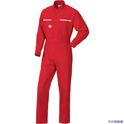 ■AUTO−BI AW(秋冬)モデル つなぎ服6800−005レッド−BLL 6800005BLL(8539051)[送料別途お見積り][法人限..