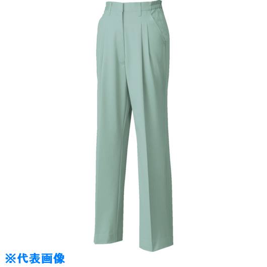 ■コーコス レディーススラックスA-1154 9 FグリーンM A11549M(8539856)[送料別途お見積り][法人限定][掲外取寄](4.0)