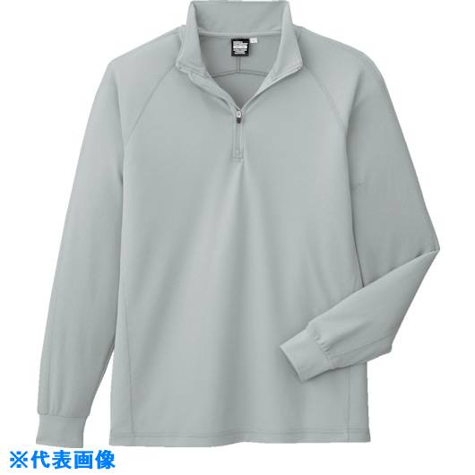 ■コーコス 長袖ジップアップA−2668 3 シルバー L A26683L(8541131)[送料別途お見積...