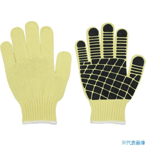 オレンジブック トラスコ中山　TRUSCO福徳 ハイパーレスキューアラミド厚手ブロックスベリ止 〔品番:210M〕[ 注番:8548324]特長●高切断抵抗・高強度・耐摩耗性に優れ綿の数倍の強さを誇るアラミド繊維の滑り止め手袋です。●ブロック状のすべり止め付きです。仕様●色：黄●サイズ：M●全長(cm)：21.0●手のひら周り(cm)：20●中指長さ(cm)：7.5●厚さ(mm)：2.5●ゲージ数：7●リストカラー：白●すべり止め：あり●耐切創レベル：-/-仕様2材質/仕上●手袋：アラミド繊維100%、すべり止め:塩化ビニールセット内容/付属品注意原産国（名称）日本JANコード4965277021065本体質量76gオレンジブック トラスコ中山　TRUSCO福徳 ハイパーレスキューアラミド厚手ブロックスベリ止 〔品番:210M〕[注番:8548324][本体質量：76g]《包装時基本サイズ：270×134×20》〔包装時質量：76g〕分類》保護具》作業手袋》耐切創手袋☆納期情報：メーカー直送品【法人限定＝会社名ご記入お願い致します。】