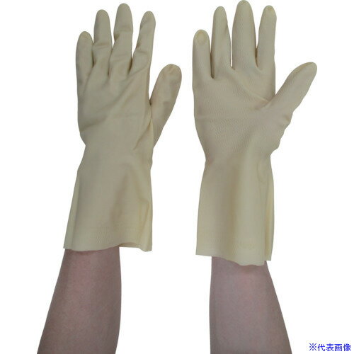 ■ビニスター 天然ゴム手袋 ビューティー中あつ手 L 266L(8548682)
