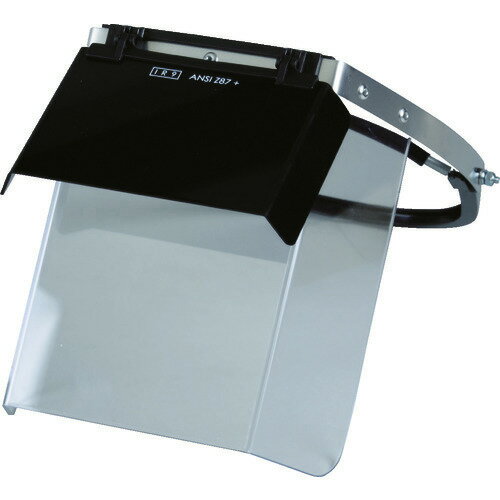 ■TRUSCO 二重防災面 遮光・クリア ヘルメット取付タイプ 遮光度#9 TBM603CW(8550210)