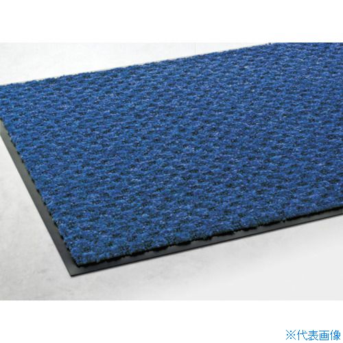 ■テラモト 屋内マット ハイペアロン コバルトブルー 360×600mm MR0380103(8551075)