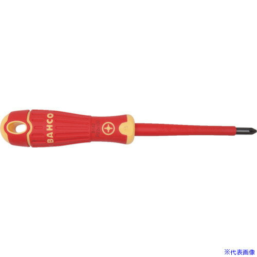 ■BAHCO FIT絶縁ポジドライバー PZ1 軸長80mm SB142.001.080(8551879) 送料別途お見積り 法人限定 掲外取寄