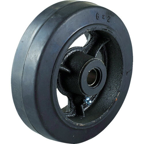 ■TRUSCO ドラム缶運搬車TDR-1用150mmゴム車輪 TDR16C(8555486)[送料別途お見積り][法人限定][直送]