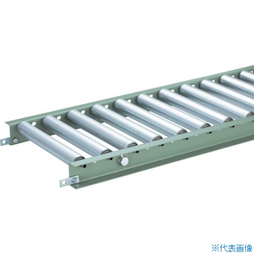 ■TRUSCO スチールローラーコンベヤ Φ38 W600XP100XL1000 VR38126001001000(8555535)[法人限定][直送元]