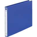 ■LIHIT リング式ファイル A3 Eリングファイル(ヨコ型) 青 F876U8(8559652)