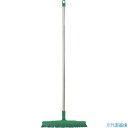 ■BURRTEC バーキュートプラス 衛生管理用ほうき 短柄タイプ ハード緑1 BCP30-40SUS-THG 1P 62616401(8563054)