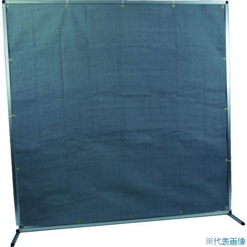 ■TRUSCO 火花対策用 アルミ製衝立 W2000XH2000 片面コーティング YAK2020(8563503)