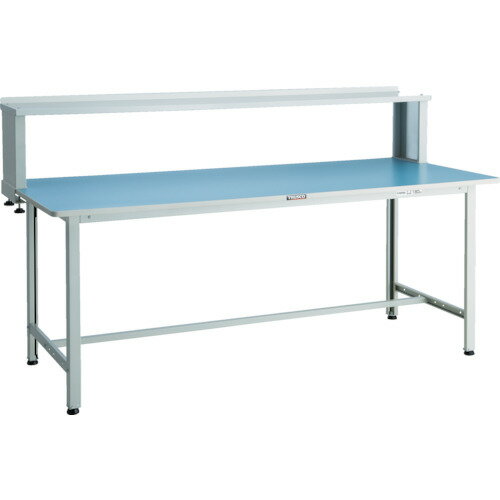 Rakuten - ■TRUSCO 軽荷重作業台(180kg)BO型 1800X750XH1044(全高) 上棚付 ホワイト色 BOR1875YURB(8563795)[法人限定][直送元]
