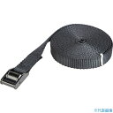 ■TRUSCO 簡易結束ベルト 25mmX5m 黒 TSB255BK(8566793)
