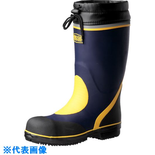 ■ミドリ安全 防寒用安全長靴 777防寒ネイビー 23cm 777NV23.0(8571999)[送料別途お見積り][法人限定][掲外取寄]