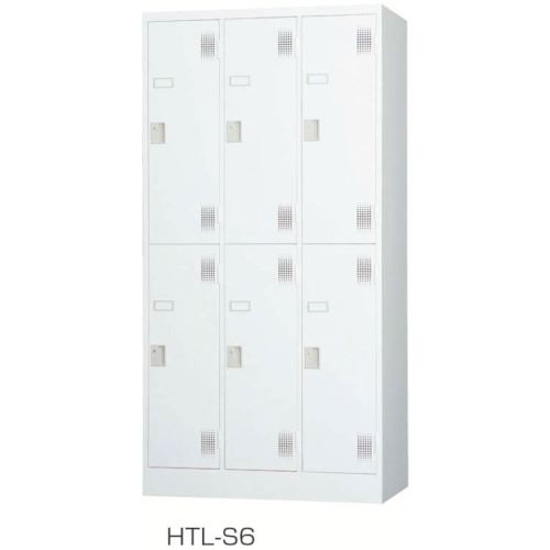 ■アイリスチトセ 多人数ロッカー(シリンダー錠) HTL-S6 HTLS6(8575091)[送料別途見積り][法人・事業所..