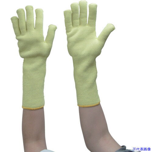 ■トワロン 耐切創手袋 ケブラーKG−250L 内パイル袖長 (12双入) KG250L(8575324)[送料別途お見積り][法..