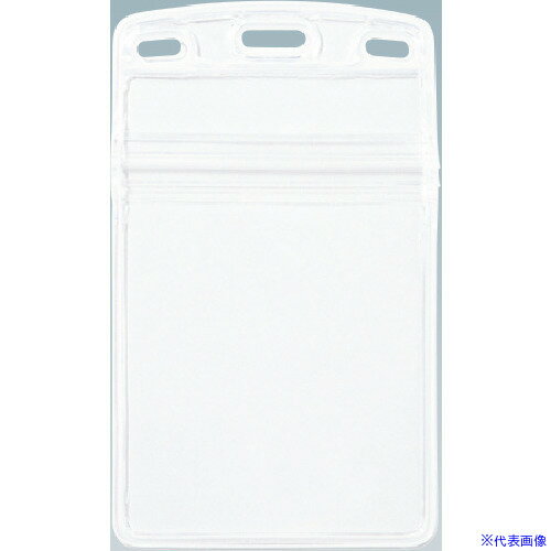 ■OP 名札用ケース ソフトタイプ タテ名刺 (10枚入) NX109(8576074)