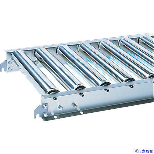 ■三鈴 SUSローラコンベヤ MU60型 径60.5×1.5T 幅400 2M MU60401020(8583534)[法人限定][直送元]
