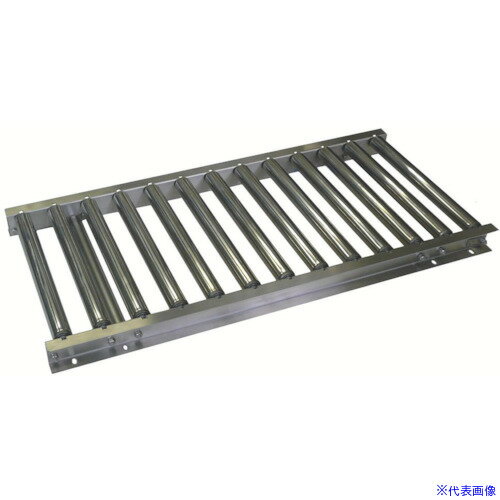 ■三鈴 スロットインSUSローラコンベヤMUS型Ф38×1T 幅200 2M MUS38201020(8583624)[法人限定][直送元]