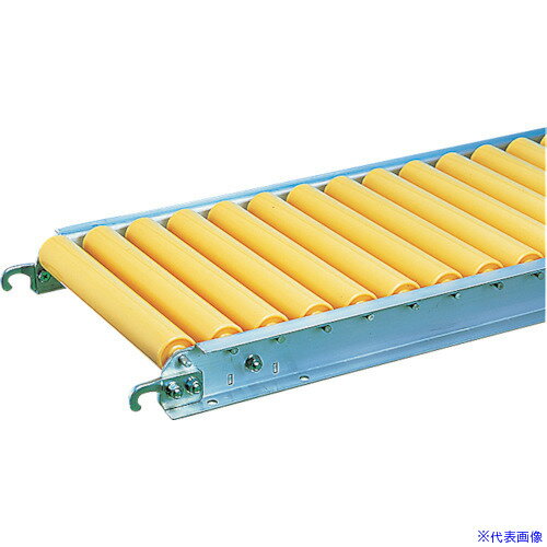 ■三鈴 樹脂ローラコンベヤMR42型Ф42X2.5T 幅400 2M MR42400520(8584019)[法人限定][直送元]