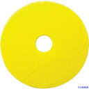 ■KARCHER 床洗浄機用アクセサリー ディスクパッド表面磨き用レモンイエロー432mm5枚入り(9.548-116.0) 9.548116.0(859438...
