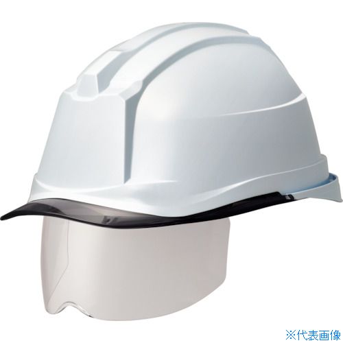 ■ミドリ安全 ハイスペックモデル(ワイドシールド付) SC−19PCLSRA3アルファ ホワイト SC19PCLSRA3ALPHAW..