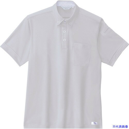 ■XEBEC 半袖ポロシャツ6180−22−3L シルバーグレー 6180223L(8607258)[送料別途お見積り][法人限定][掲..
