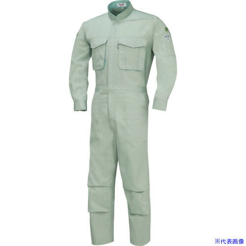 ■XEBEC サマーツナギ服1298−61−3L モスグリーン 1298613L(8611036)[送料別途お見積り][法人限定][掲外取寄]