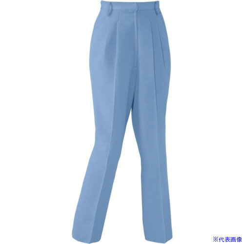 ■XEBEC レディススラックス1324−40−13 ブルー 13244013(8611122)[送料別途お見積り][法人限定][掲外取寄](4.0)