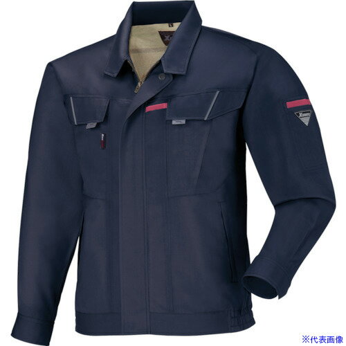 ■XEBEC 長袖ブルゾン7564−10−3L コン 7564103L(8616558)[送料別途お見積り][法人限定][掲外取寄]