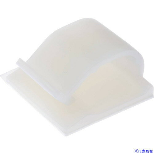 ■PANDUIT 固定具 コードクリップ アクリル系粘着テープ付 ナチュラル ACC62ATD(8687945)×2[送料別途お..