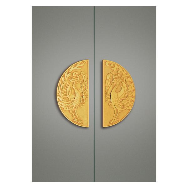 UNION(ユニオン) ドアハンドル プレート G8000-15-063-L ブラスキャスト 硫化イブシ カーキブラウン[ネオイズム]