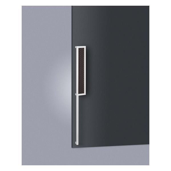 UNION(ユニオン) ドアハンドル 押し棒 T1263-01-991-L1200-L ステンレス ミラー＋レザー イントレチャート[ネオイズム]