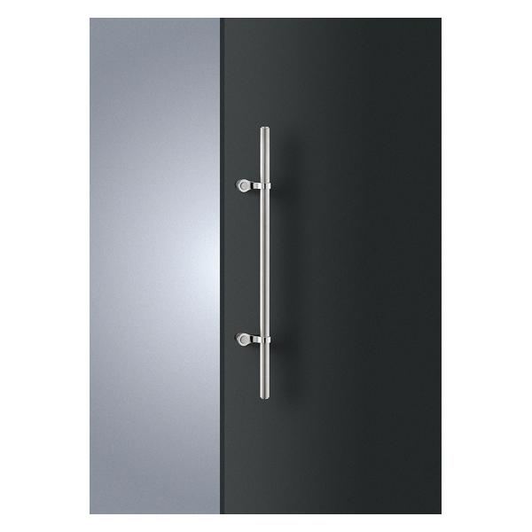 UNION(ユニオン) ドアハンドル 押し棒 T3275-02-035 ステンレス バイブレーション＋ミラー＋ブラス クロム[ネオイズム]