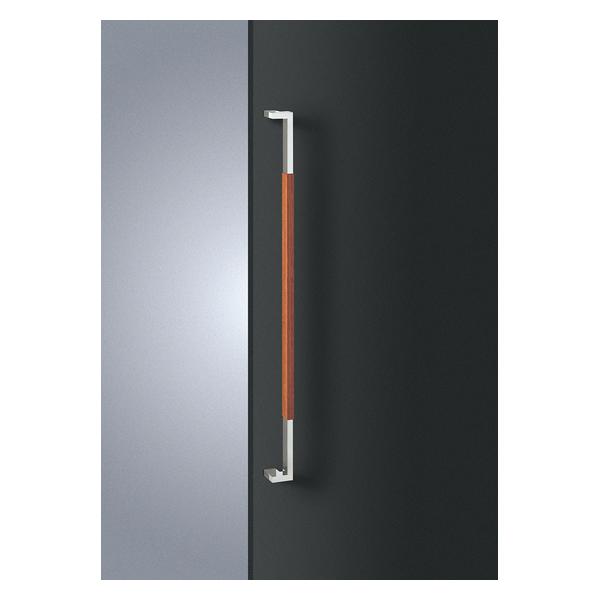 UNION(ユニオン) ドアハンドル 押し棒 T625-36-051-L900 ユニウッド ブラウン＋ステンレス ミラー[ネオイズム]