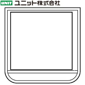 ユニット 368-12 ポケット胸章 白 60×60mm 軟質ビニール