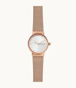 スカーゲン(SKAGEN)　FREJA LILLE ローズゴールドトーン スチールメッシュウォッチ　SKW2665