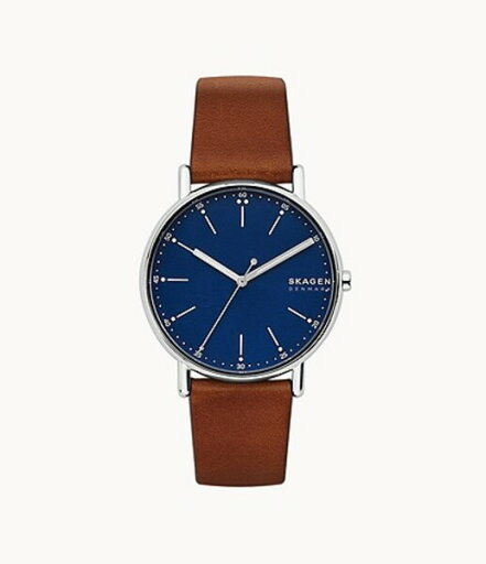 スカーゲン(SKAGEN) SIGNATUR ミディアムブラウン レザーウォッチ SKW6355 スカーゲン(SKAGEN) SIGNATUR ミディアムブラウン レザーウォッチ SKW6355