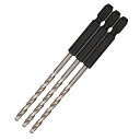 ◆藤原産業 SK11 六角軸鉄工用月光ドリル 3本入り3.8ミリ FS6SGK3P3.8