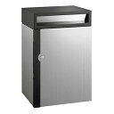 ◆ ナスタ ポスト 大型郵便受箱 壁付けタイプ 前入前出 防滴タイプ 大容量 W390×H590(投入口黒塗装仕様) KS-MB30SW-C-BK