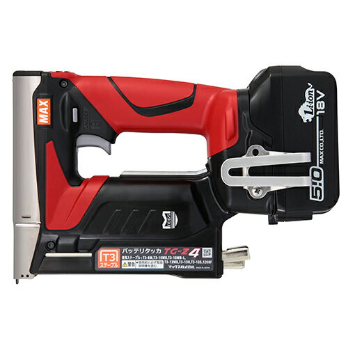 ◆マックス MAX バッテリタッカ 5.0Ah TG-Z4-BC/1850A