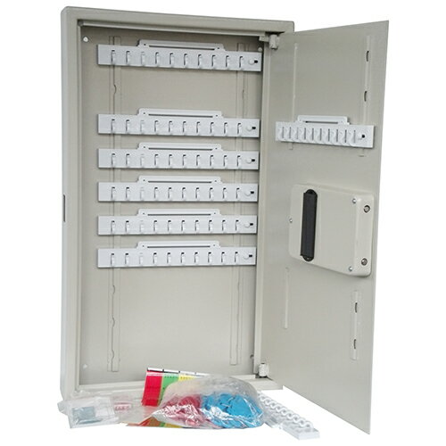 ◆ TANNER(田邊金属工業所)テンキー式キーボックス STD-80 アイボリー