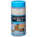 ◆アサヒペン 水性フローリング・床用ニス 300mL ハンツヤトウメイ