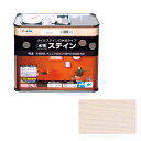 ◆アサヒペン 水性ステイン 2L ホワイト