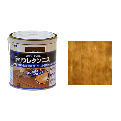 ◆アサヒペン東京支店 アサヒペン 水性ウレタンニス 0.7L ウォルナット