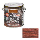 ◆アサヒペン 油性木部防虫防腐ステインEX 0.7L マホガニー