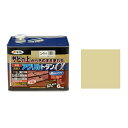◆アサヒペン 油性高耐久アクリルトタン用α ニュークリーム 6kg