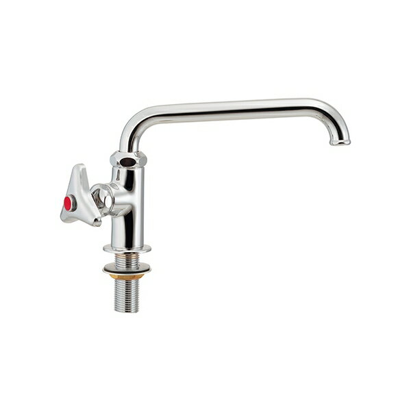 ◆カクダイ 左ハンドル立型自在水栓 724-763-13