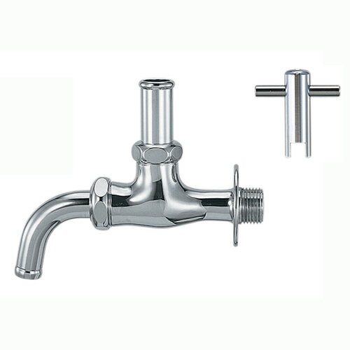 ◆カクダイ 共用万能ホーム水栓 首長鍵式 7015BL