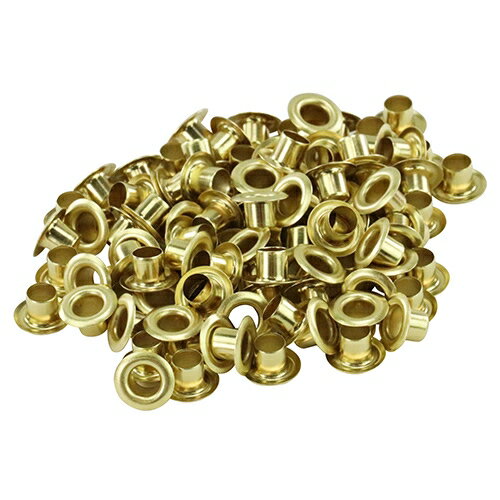 ◆藤原産業 SK11 両面ハトメ玉 真鍮 5mm NO.21MT 100クミ